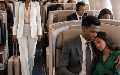 I Thought I Was Flying To Close A Deal… Until I Saw My Husband Sitting Two Rows Ahead, Letting Another Woman Sleep In His Arms, And When The Flight Attendant Called Her “Your Wife”… He Didn’t Correct It…