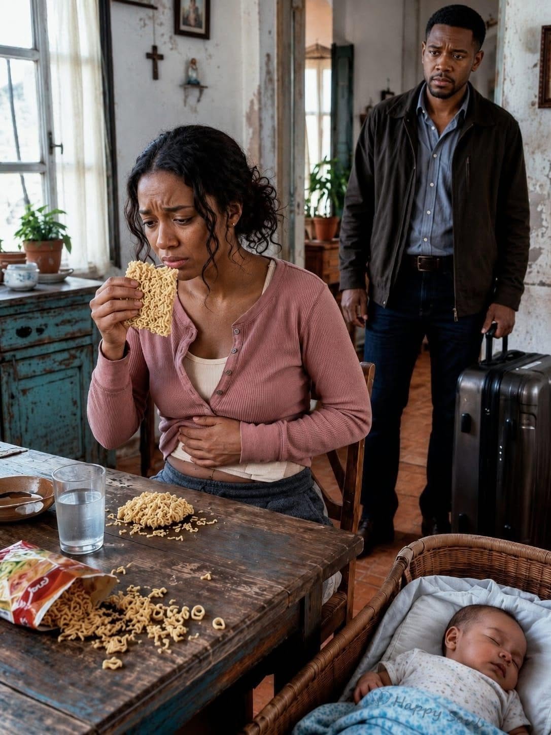He Came Home Early to Surprise His Wife and New Baby—But Found Her Hungry, and Alone While His Family Took a Luxury Vacation with His Money.