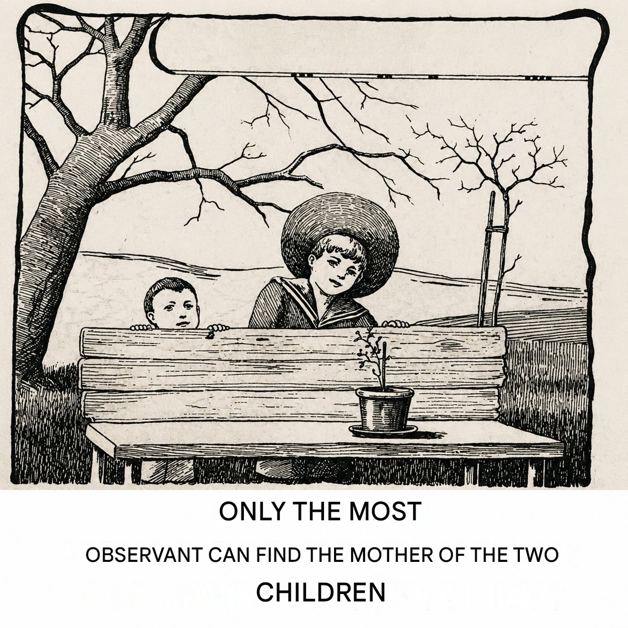 The visual illusion that tests your mind: can you identify the mother of the two children in just 5 seconds?