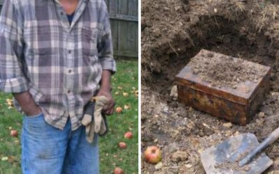 My Elderly Neighbor Died — Two Days Later, I Dug Up the Secret He Hid Under His Apple Tree for 40 Years