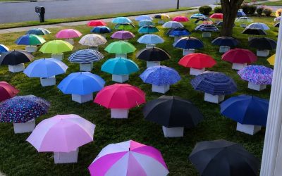 My Son Gave His Umbrella to a Pregnant Stranger in the Rain – The Next Morning, 47 Umbrellas Appeared on Our Lawn, Each With a Numbered Box That Made My Heart Stop