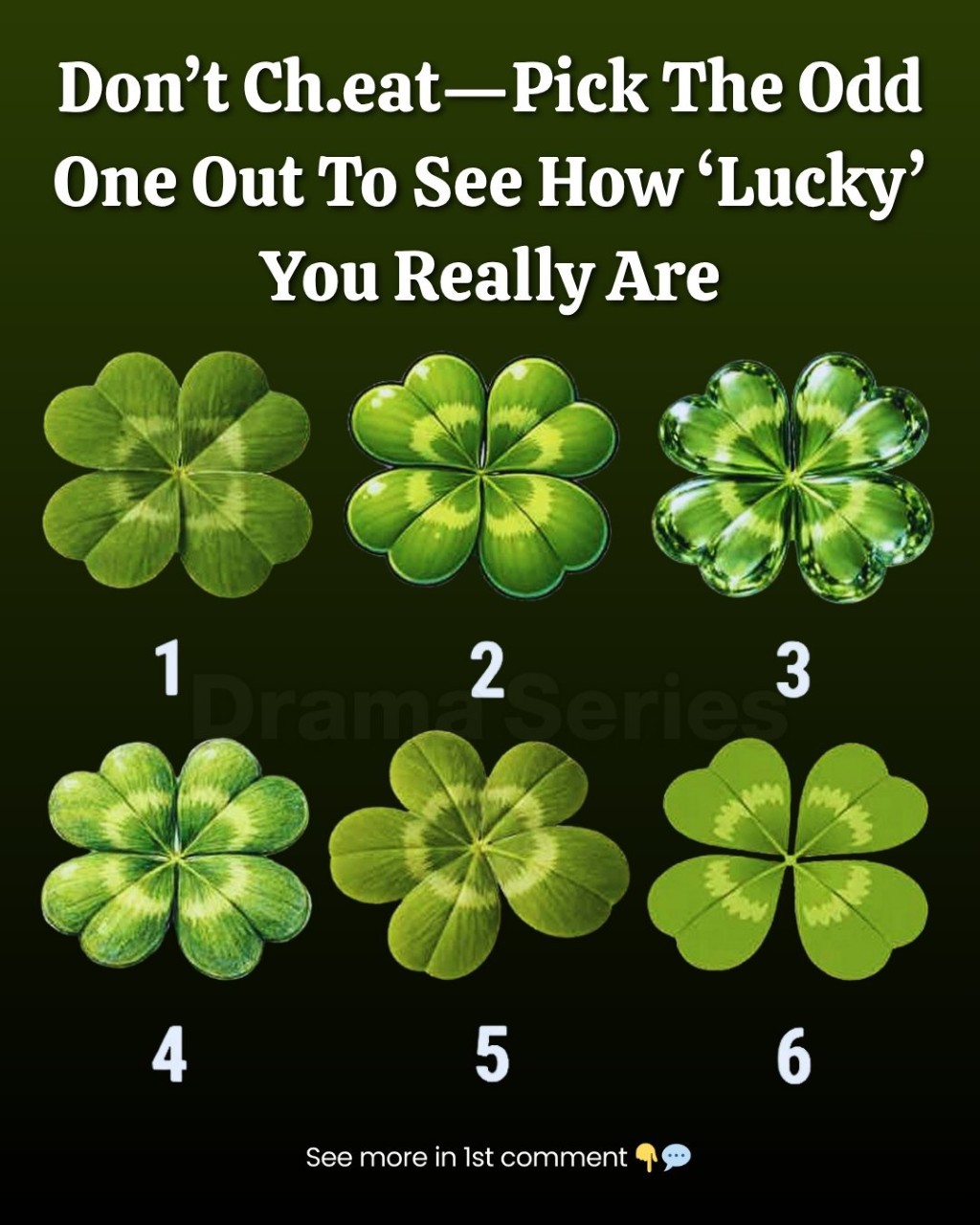Pick The Odd One Out To See How ‘Lucky’ You Really Are